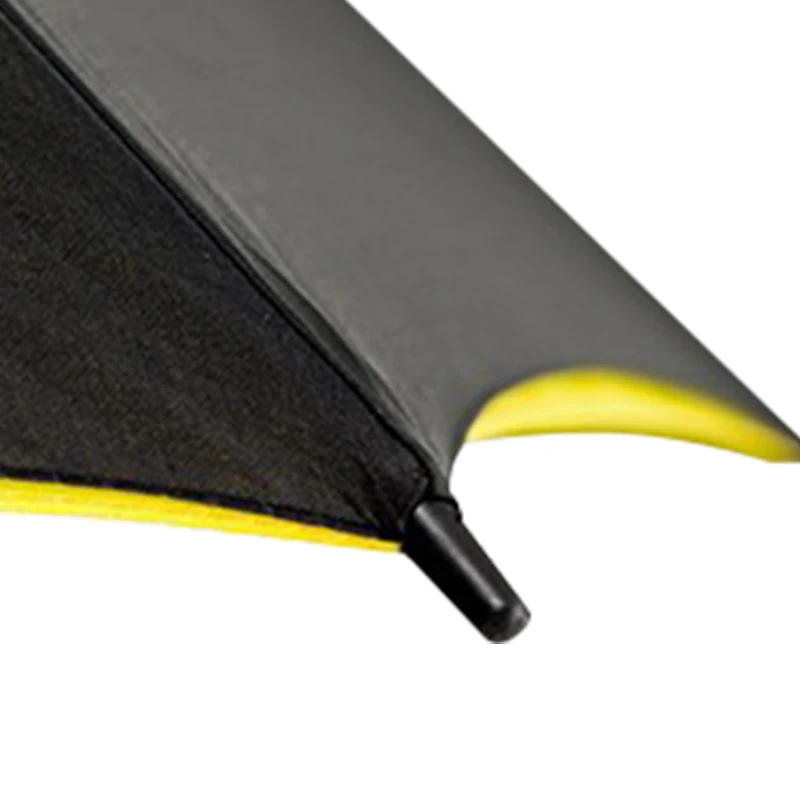 Good Quality Double Layer Full Fiber Automatic Golf Umbrella Long Handle Business Black Glue  Sunshade Umbrella