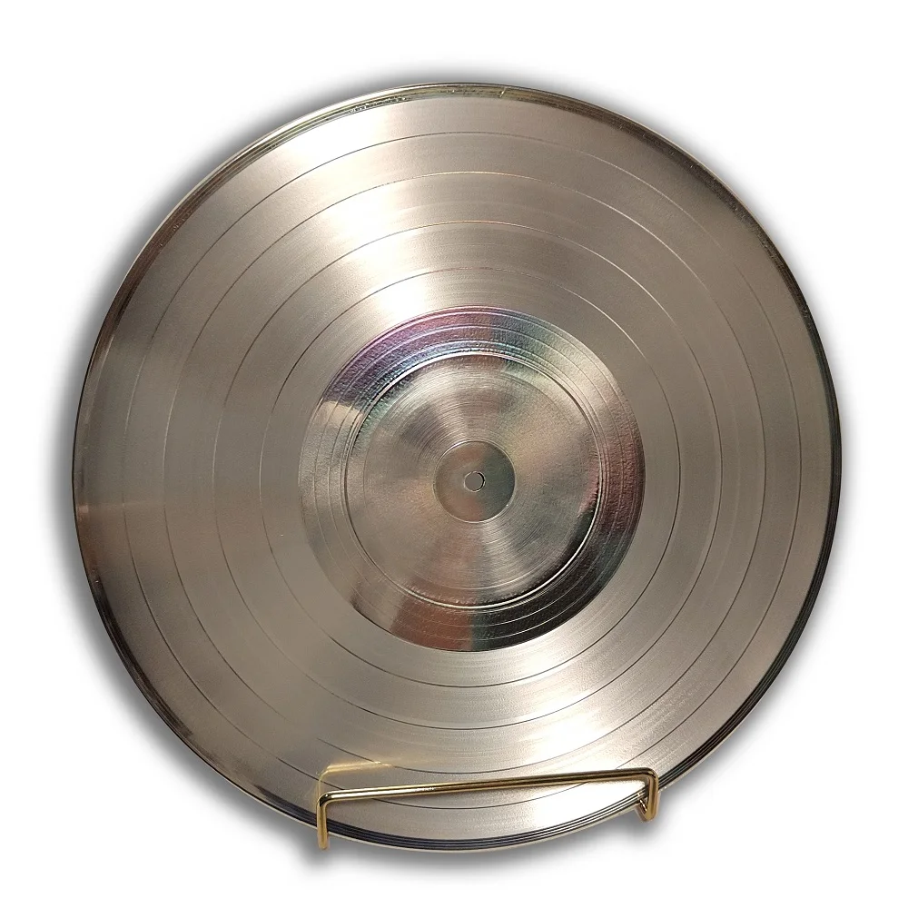 Виниловый диск Lp с серебряной репликацией и печатью 7 \