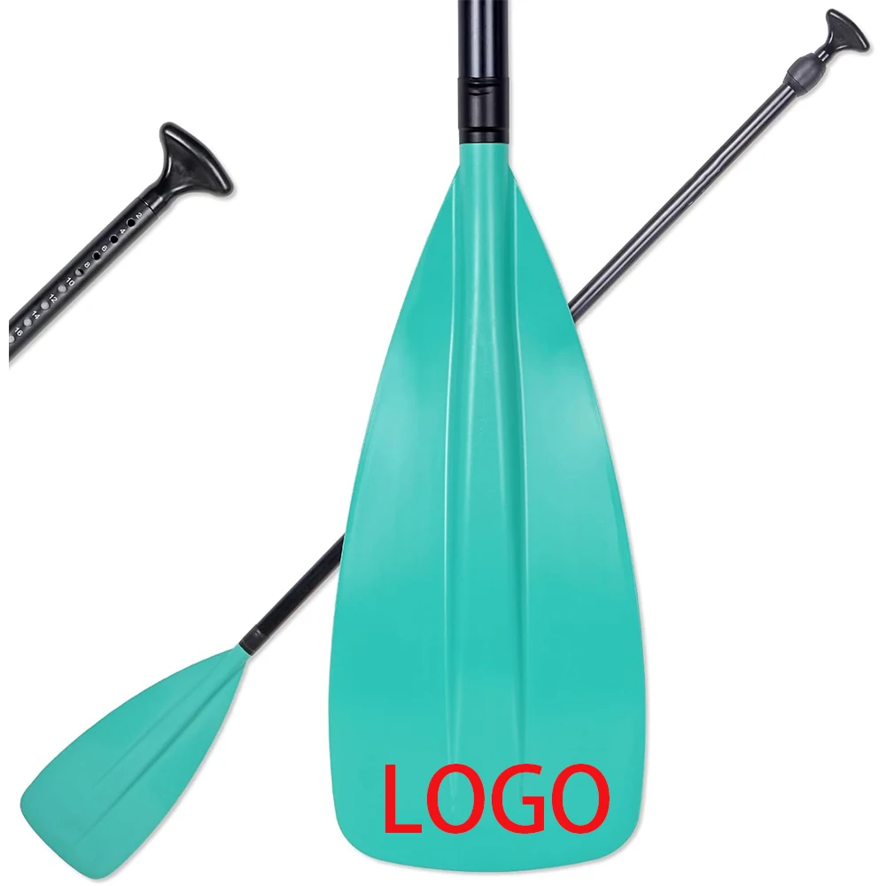 best seller 3 pieces anti-twist adjustable alloy aluminum stand up paddle fiberglass shaft for sup board