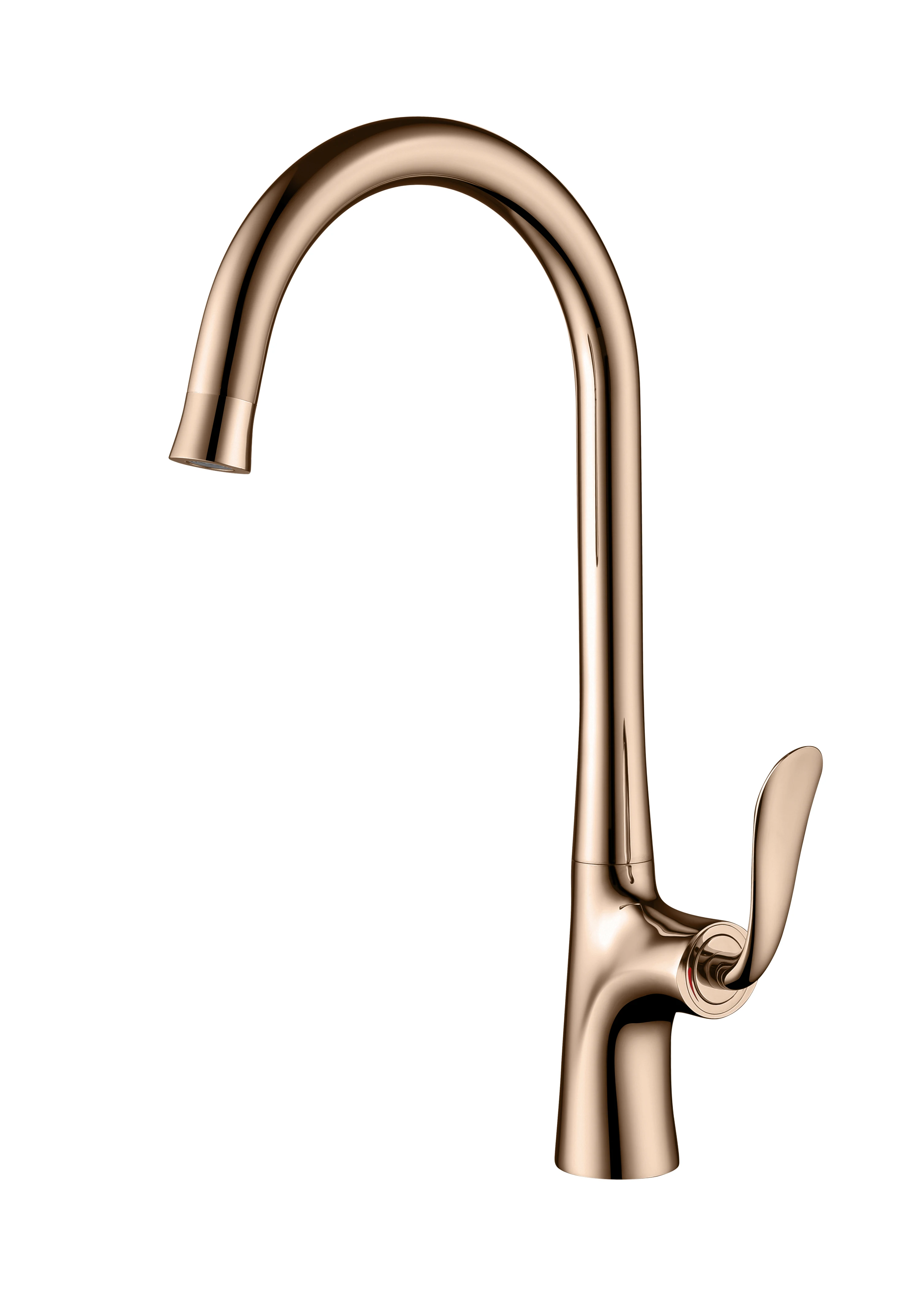 Модный стильный бытовой латунный кран для кухни с одной ручкой, матовый черный хромированный кран для кухонной раковины