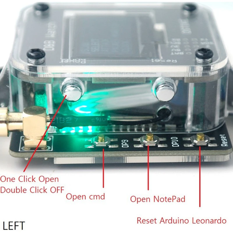 Часы DSTIKE D & B Leonardo (V4) Deauther BAD USB ESP8266 Atmega32u4