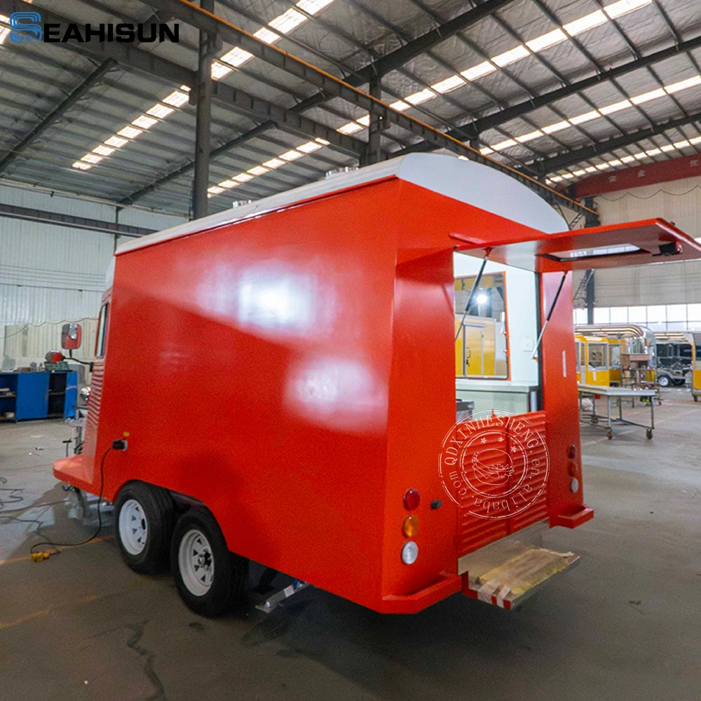 concession street mobile food trailer american coffee food truck with full kitchen