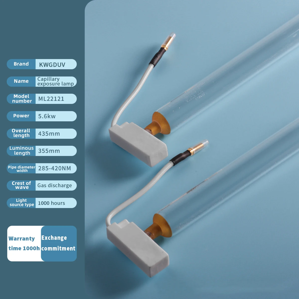Support Custom Imported 5KW UV Curing Lamp High Pressure Mercury Lamp Rotary Press Label Machine Rotary UV Light