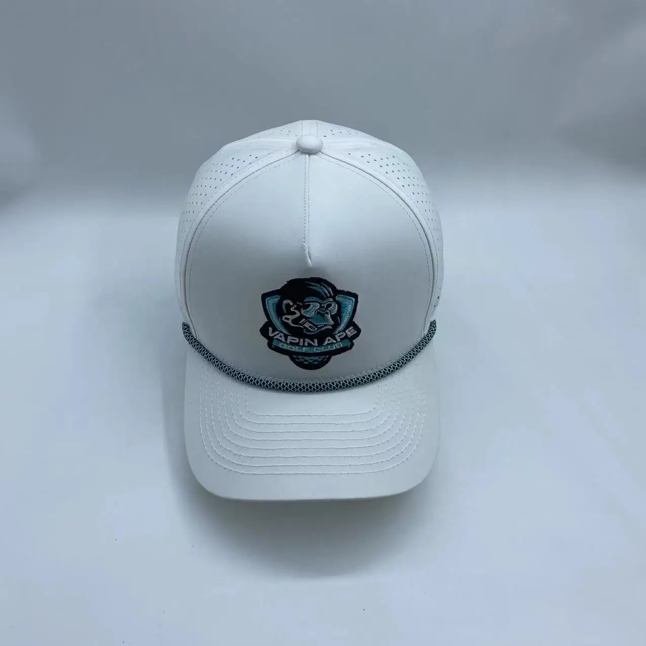 Custom 5 Five Panel High Mid Profile Crown Curved Brim A Frame A-Frame Snapback Hat Gorras Baseball Cap Golf Rope Hat For Men