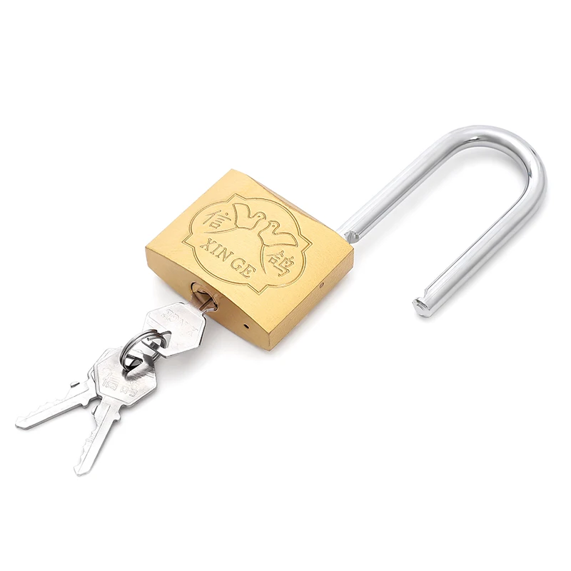 Заводская дешевая оптовая продажа, имитация латунного навесного замка, дорожный багажный Противоугонный замок длиной 25 мм, предохранительный замок от производителя