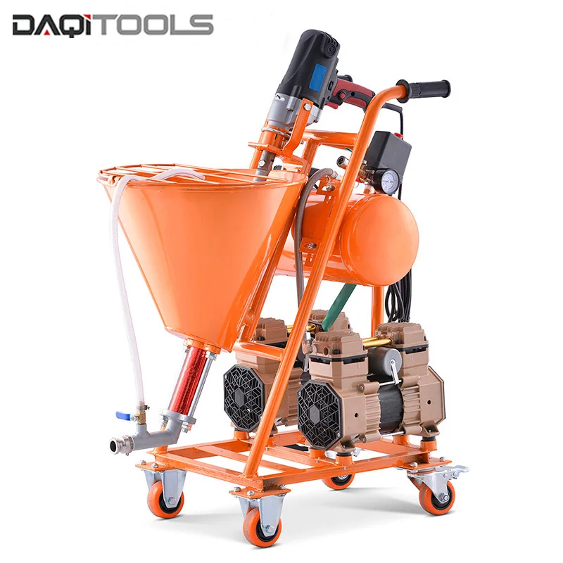 High Pressure Gun Head Gypsum Mortar Pumping Paint Spraying Machine Waterproof Coating Multi-functional Spraying Daqi Tools 220V