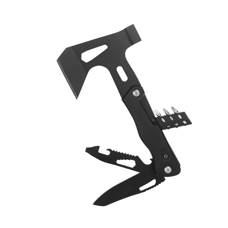 MF-170A Multi Purpose Home Outdoor Yard Portable Folding 18-In-1 Multitool Hammer Axe