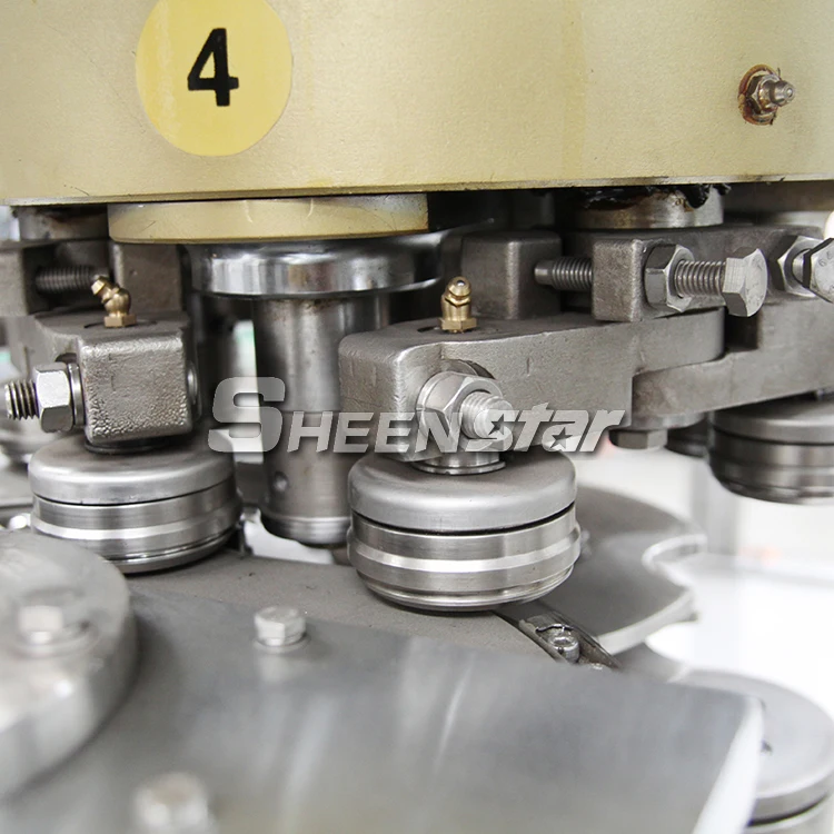 Automatic aluminum can seaming machine