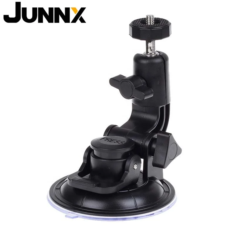 Junnx Universal 9CM Multi-Purpose Suction Cup Car camera Holder Adapter Mount with Screw for DJI Gopro Hero 10 9 8 7 6 5 4