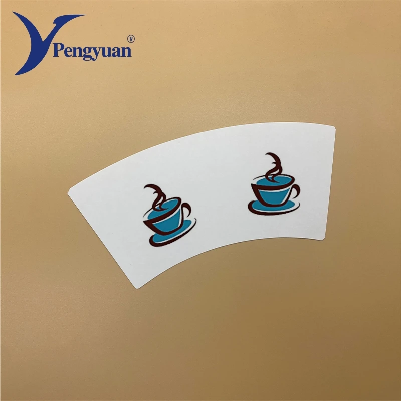 Disposable single coated coffee paper cup fan raw material in roll