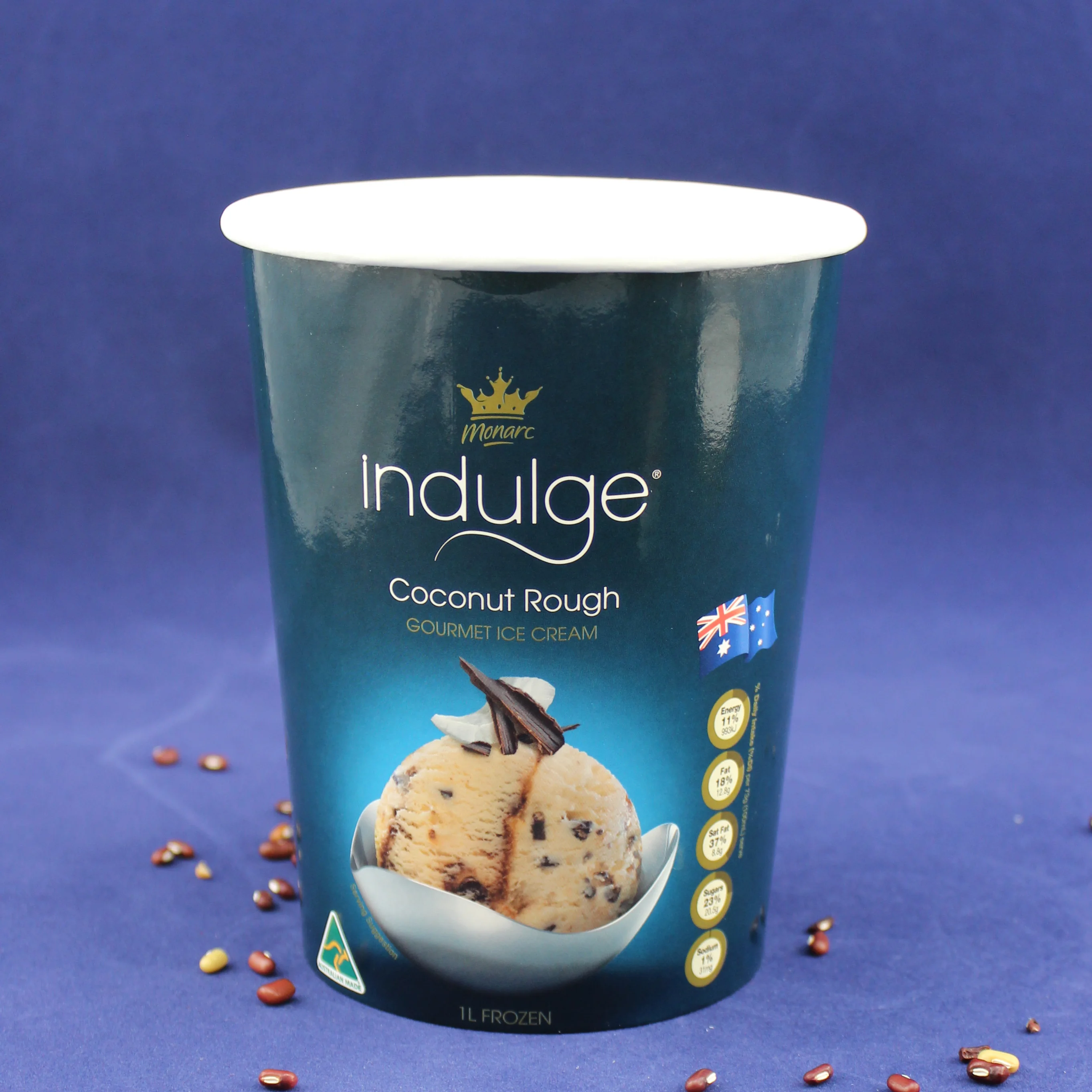 
2020 wholesale custom disposable kraft ice cream container 