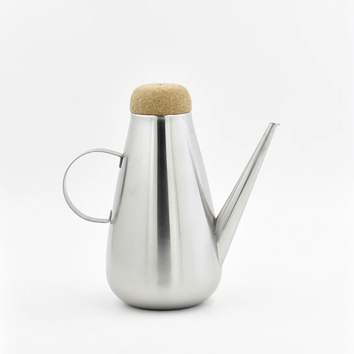 Stainless steel 17oz/500ml  longmouth oil pot olive oil dispenser bottle for kitchen