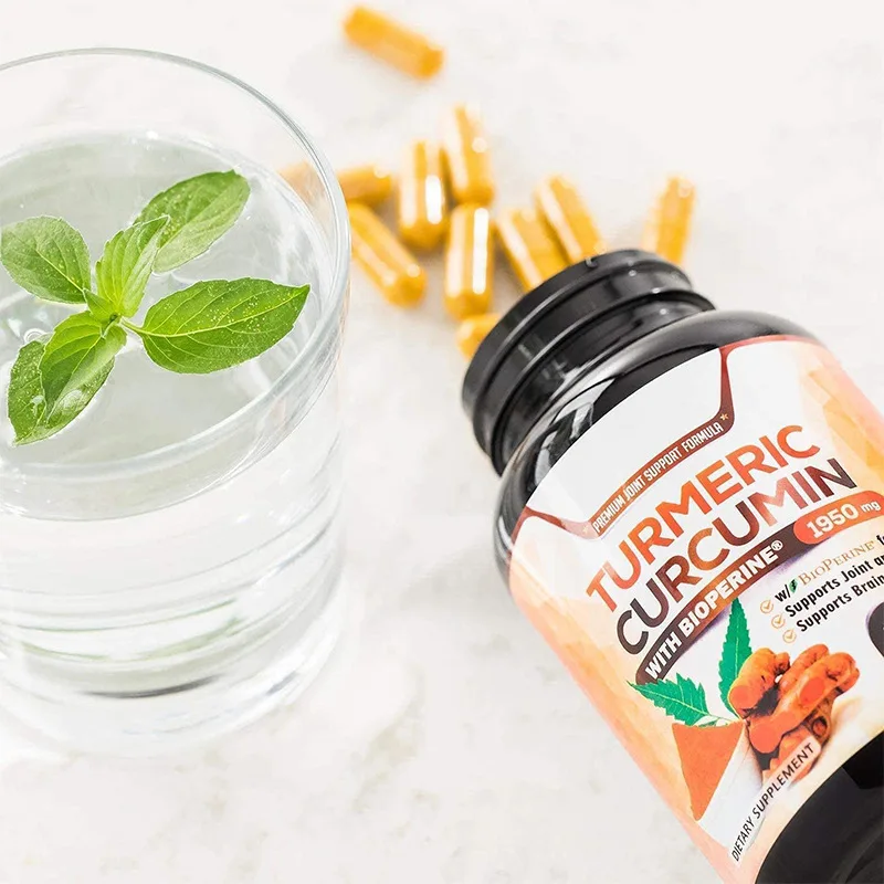 High Quality supplement turmeric root extract curcumin 95% kosher certificate turmeric 95% 500mg curcumin capsule