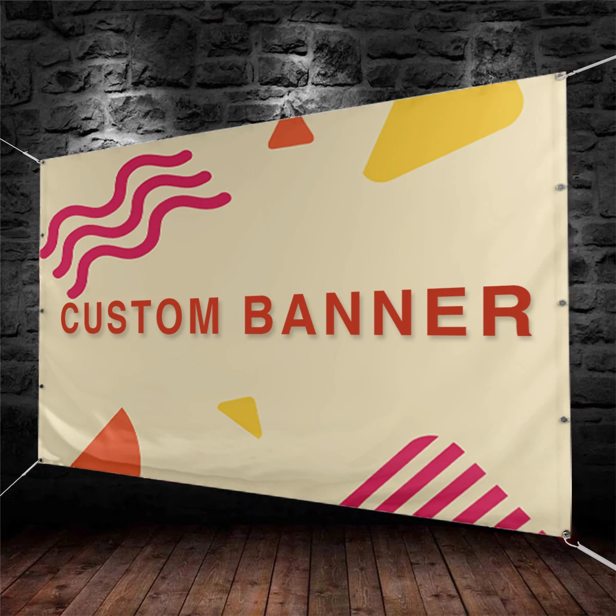 Outdoor advertising fabric banner with custom print Mesh Vinyl Flex Banner Ceiling Hanging Signs Windshield Promotional Banners