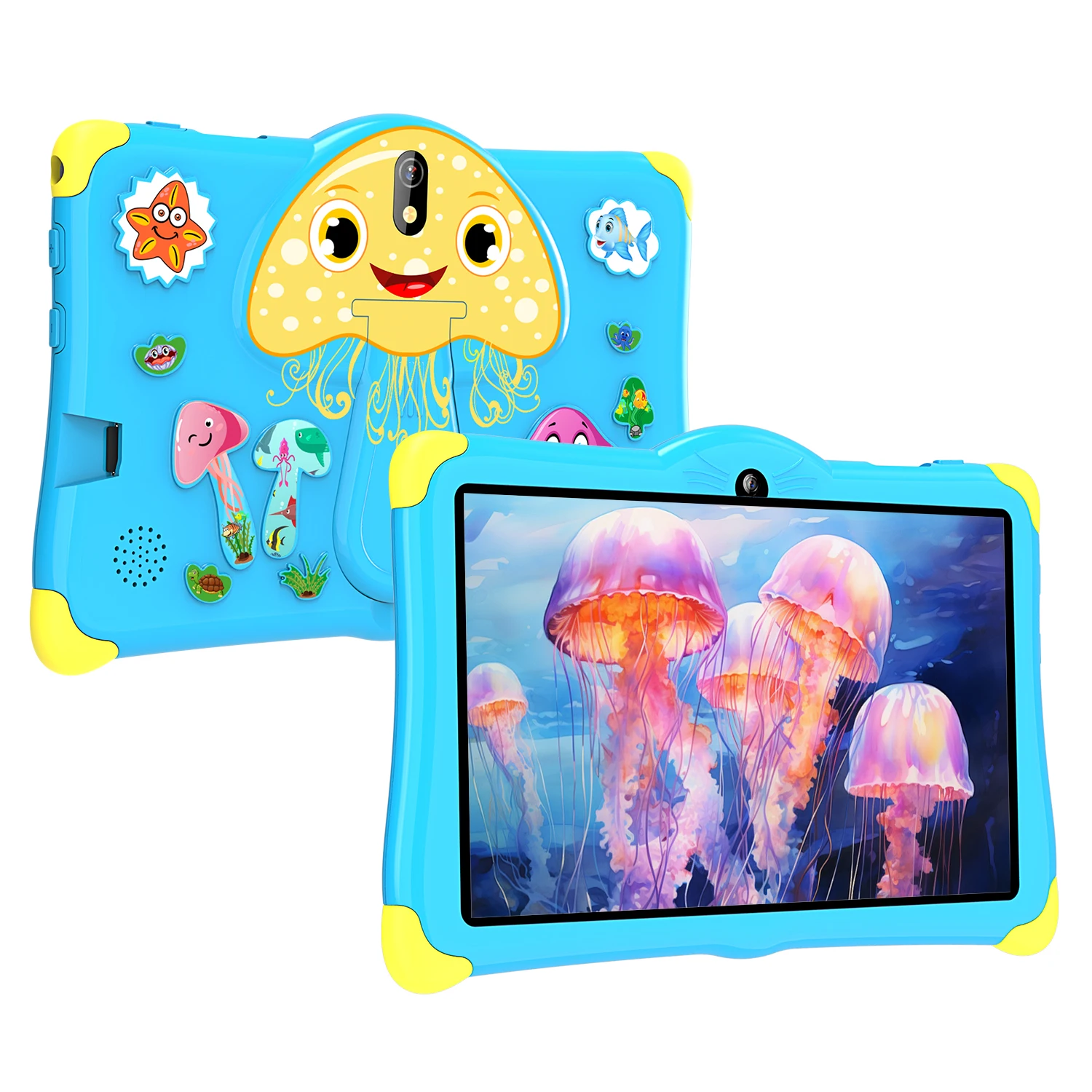 2024 China Gifts Price Creative Mushroom Android Kids PC Tablet For Children Mini 7 Inch Learning Educational Rugged Barata