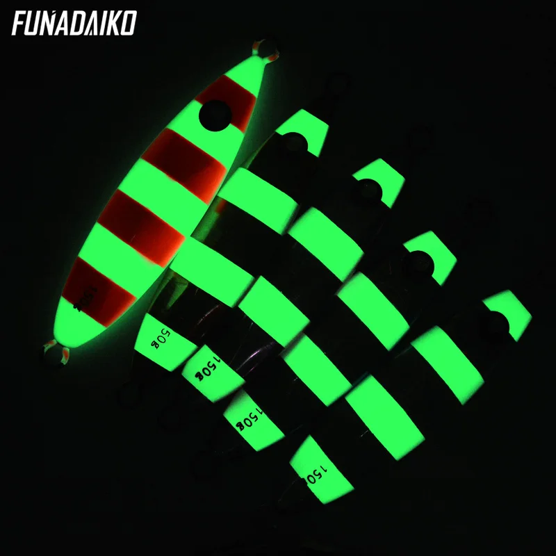 FUNADAIKO JMS02 приманка для джиггинга искусственная светящийся джиг 60 г 80 120 150 210 250 рыболовная