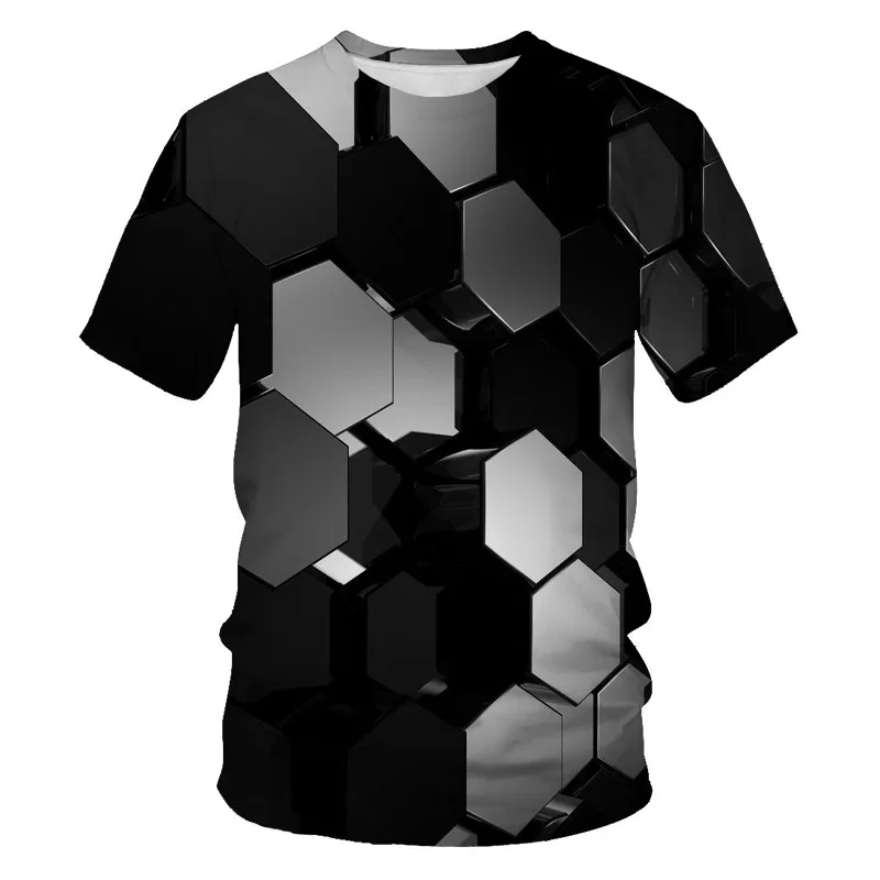 Unisex 3D Pattern Printed Short Sleeve T-Shirts Casual Graphics Tees All Over Print Oversized 3D Sublimatiion Quick Dry T-Shirt