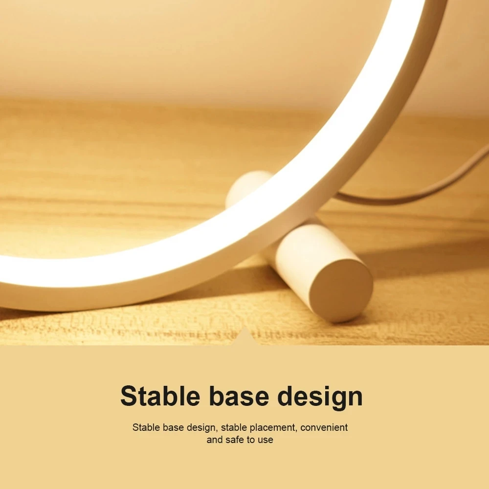 round shape Modern table lamp friendship lamps touch led desk lamp adjustable reading light