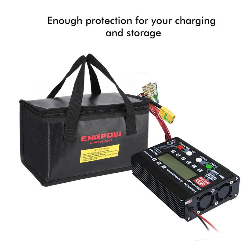 Multi-Sized Maximum Protection Fireproof Explosion Proof Battery Safe Lipo Bag