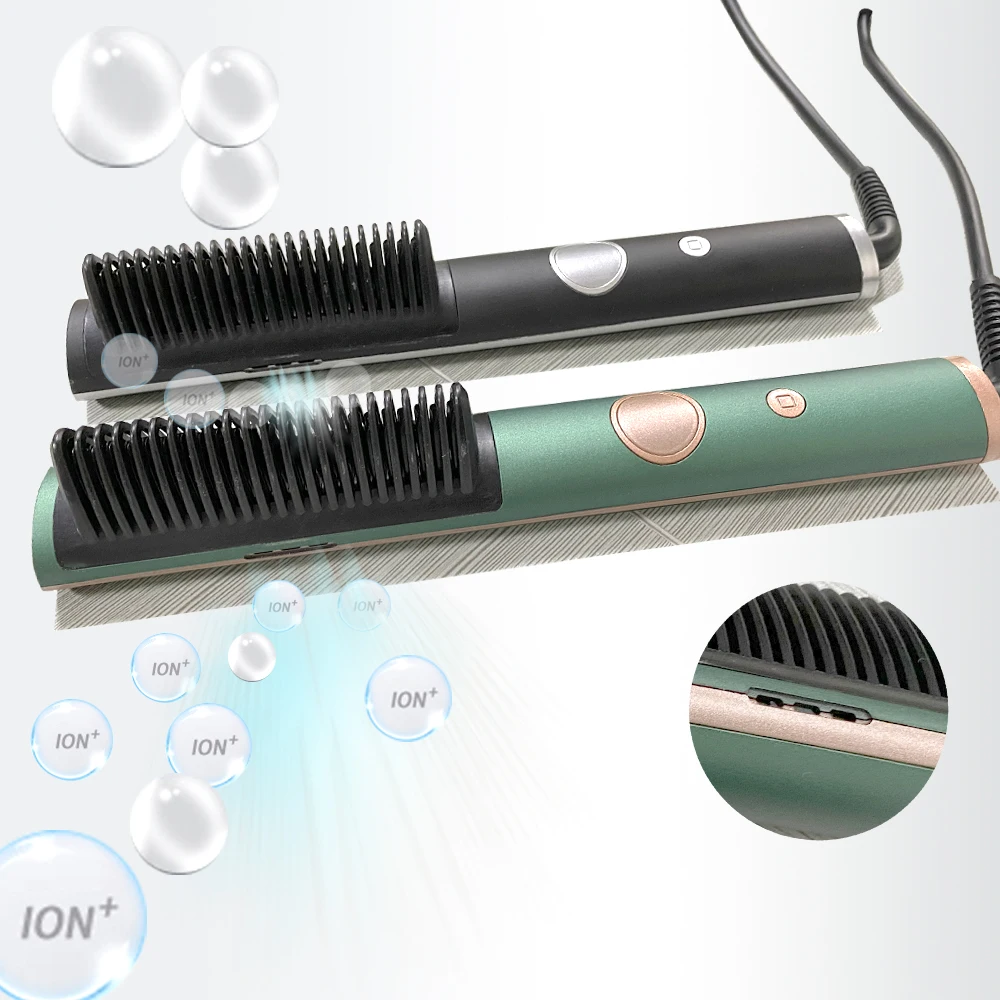 
Ulta New Classic Professional Lcd Digital Hair Comb Temperature Control Flat Iron Fast Hair Straightener Brush 