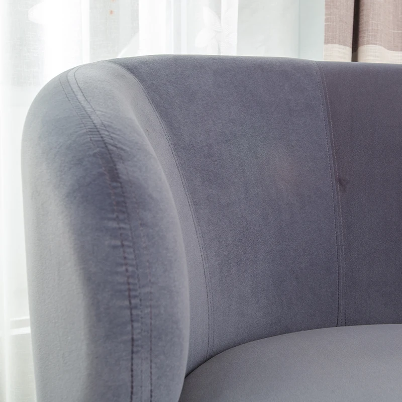 Современный тканевый стул-Тюльпан в французском стиле, круглые кресла для гостиницы, гостиной, стулья с акцентом