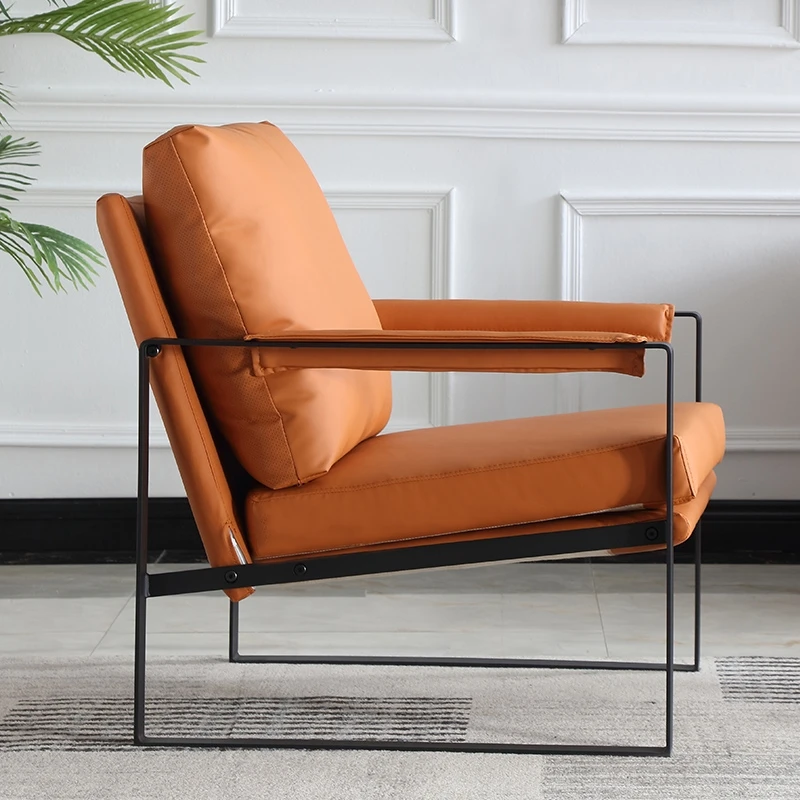 metal frame with faux leather hotel chair XY513
