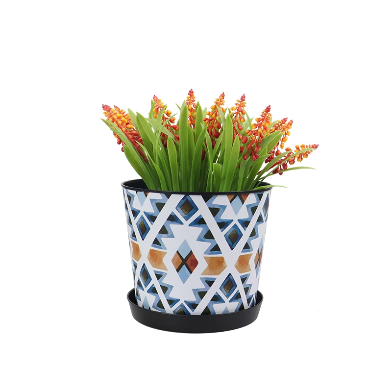 Wholesale cheap small Colorful plastic plant Flower pot for sale Round  Garden Planter pot
