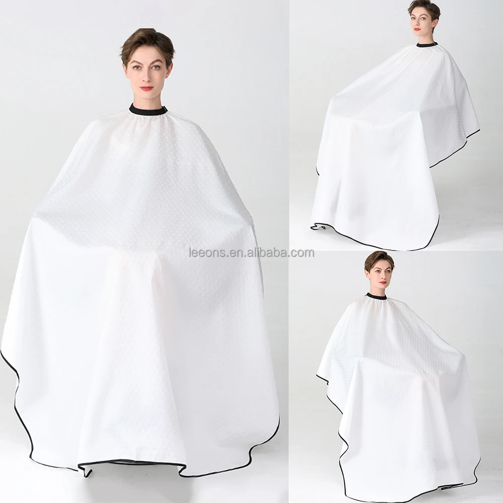 Hot Selling Custom Logo Antistatic Waterproof Polyester 3D Star Pattern Design Barber Hairdressing Cape for Haircutting Salon