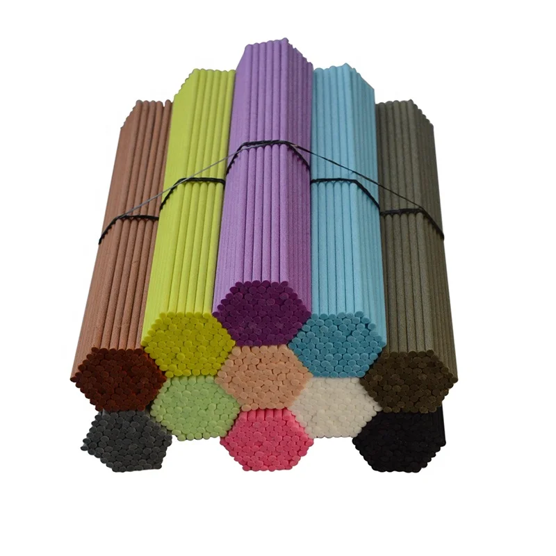 Luxury Reed Diffuser Scent Glass Bottle No Fire Scented Candle Set Decoration purple sticks for diffusers