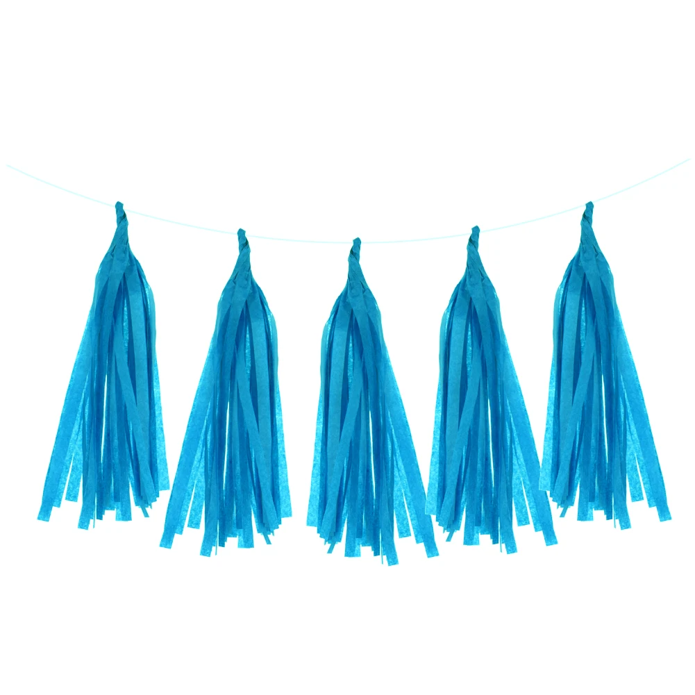 Ready to Ship Party Decoration Favor Multi Color Paper Tassel Fringe for Halloween Wedding Birthday