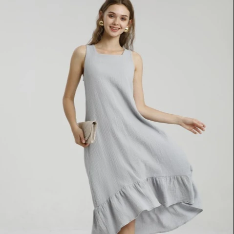 Заводская цена, OEM, заказной, с круглым вырезом и коротким рукавом, без рисунка, женское платье-футболка