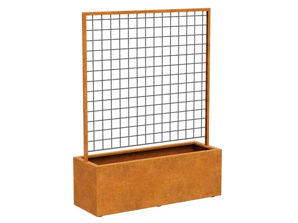 Outdoor Privacy Screen Metal Privacy Screen with Stand,Freestanding Outdoor Divider for Your Garden Patio Backyard