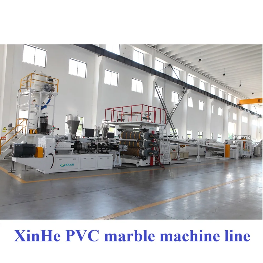 industry automatic PVC artificial marble making machine corner profile machine line