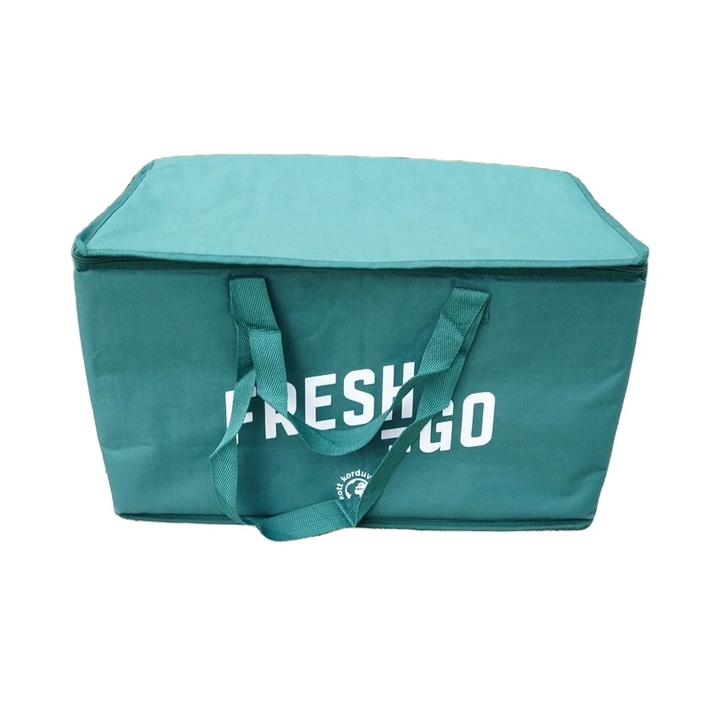 Custom Logo Printed Insulated Pizza Delivery Bag Premium Insulated Food Delivery Bag Extra Large
