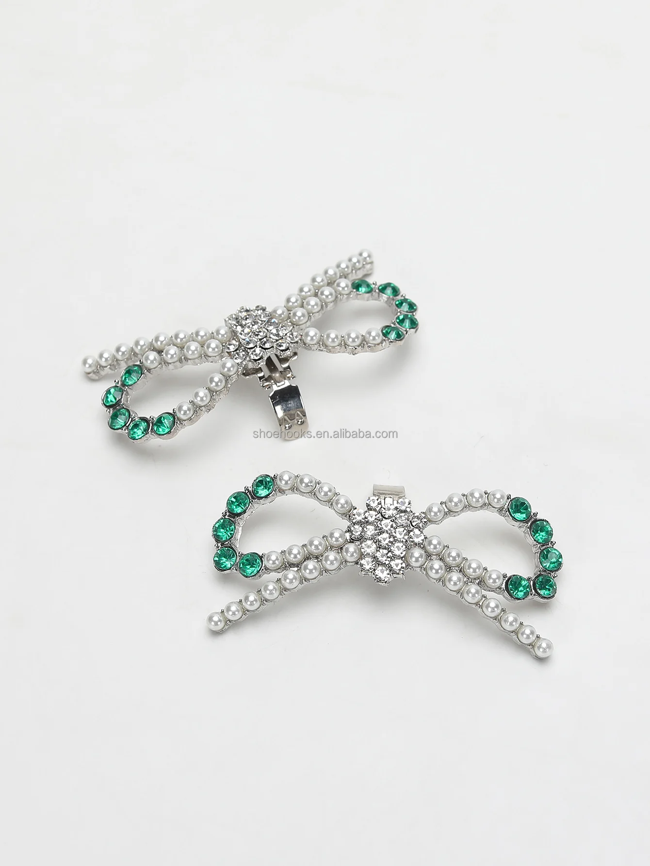 2024 New Style Pearl Metal Shoe Buckle For Women High Heels Sandal Upper Decor Removable Shoe brooch Clip Accessorie