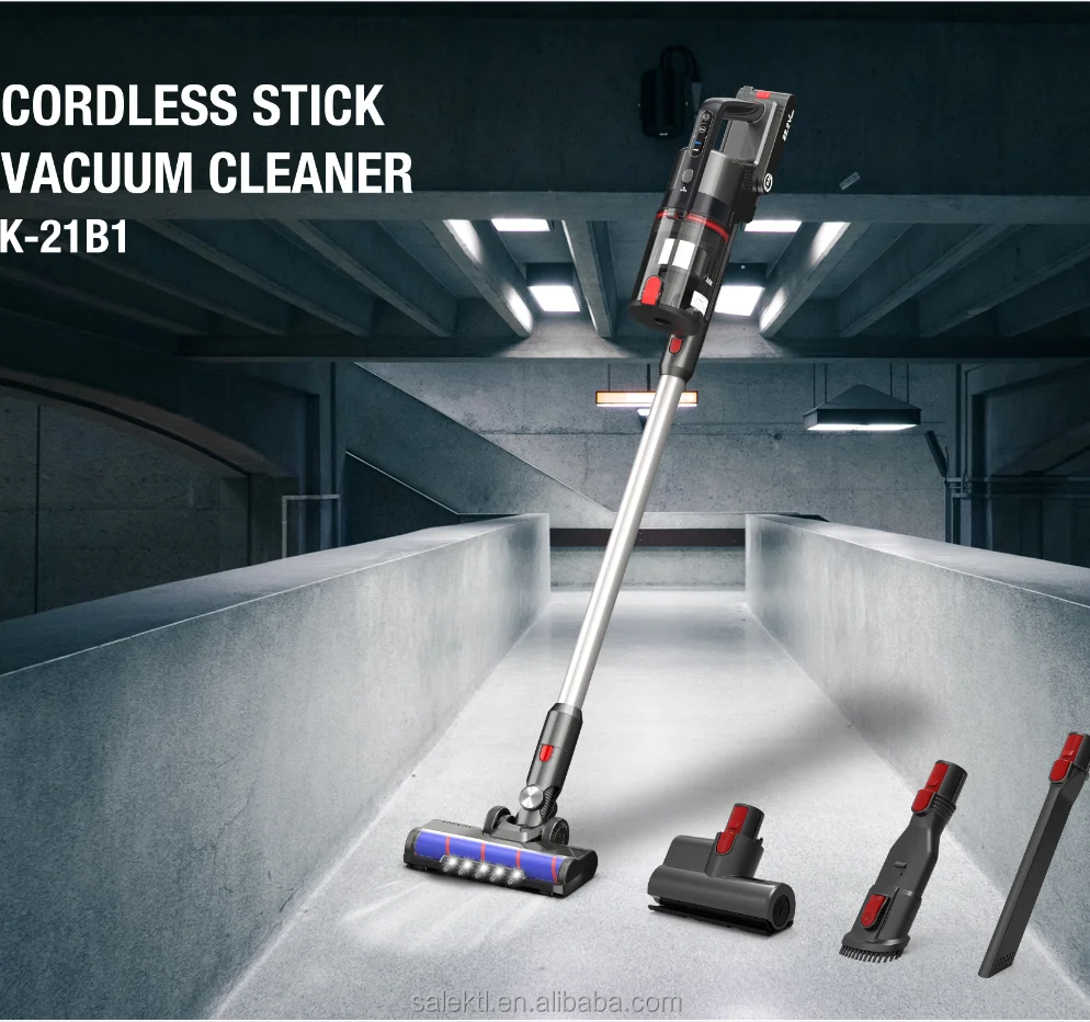 Wireless Strong Suction Home Electric Floor Cyclone Rechargeable Battery Stick Upright Wireless Cordless Handheld Vacuum cleaner