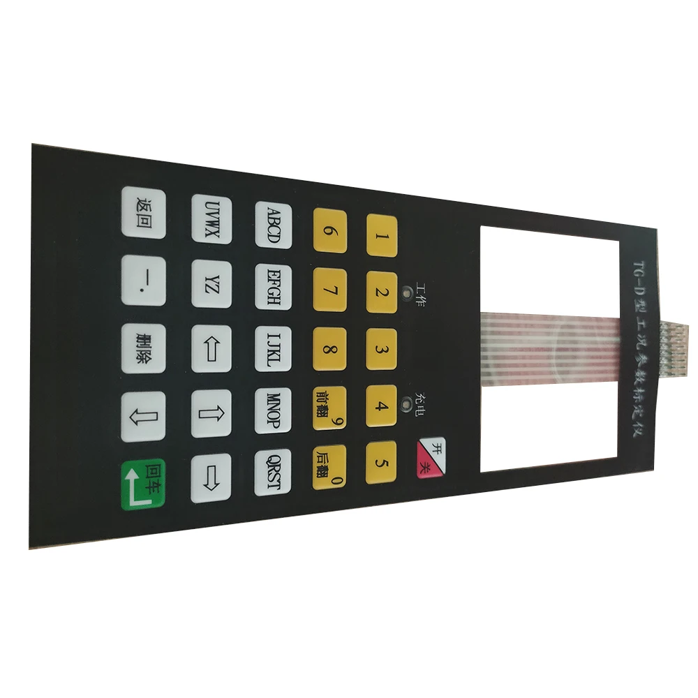 oem golden supplier switch membrane cover fuel dispenser keyboard