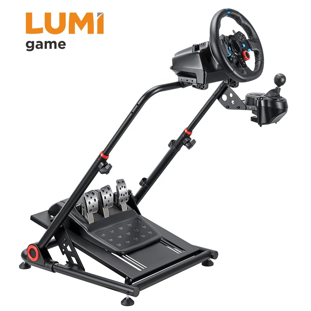 LRS10-BS02 Logitech G25 G27 G29 G920 Gaming Racing Simulator Sim Stand Game Driving Simulator Stand PC PS4 PS5 Simracing Stand