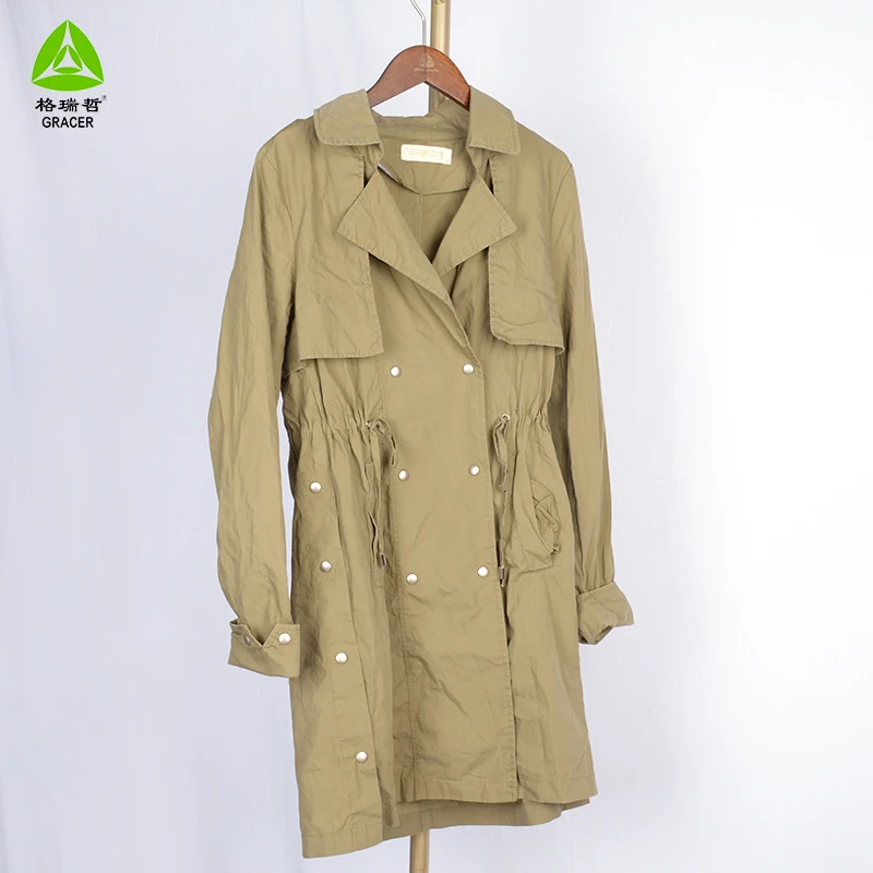 formal mixed classic work trench coats plus size used clothing trench coats import used clothes to in india