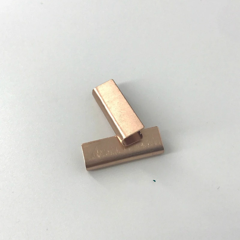 Engraved Metal Brass Custom Webbing Belt Cord End Clip