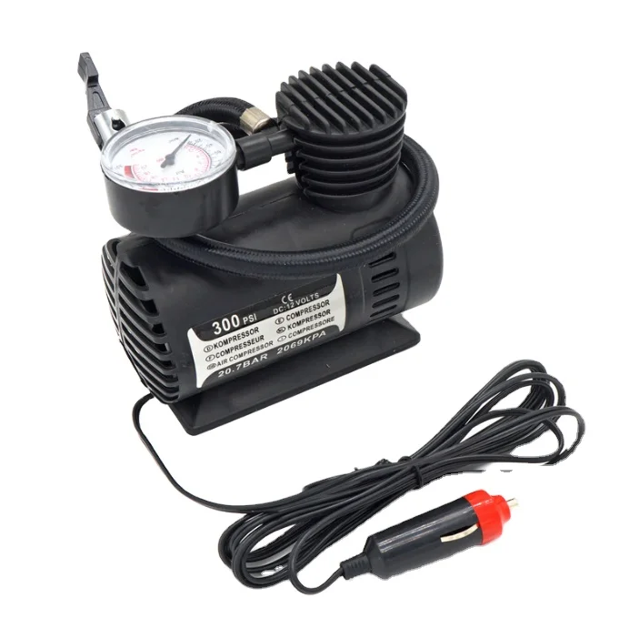 low price Spot air compressor pump portable mini high pressure tire inflator 12v dc for car Motorcycle