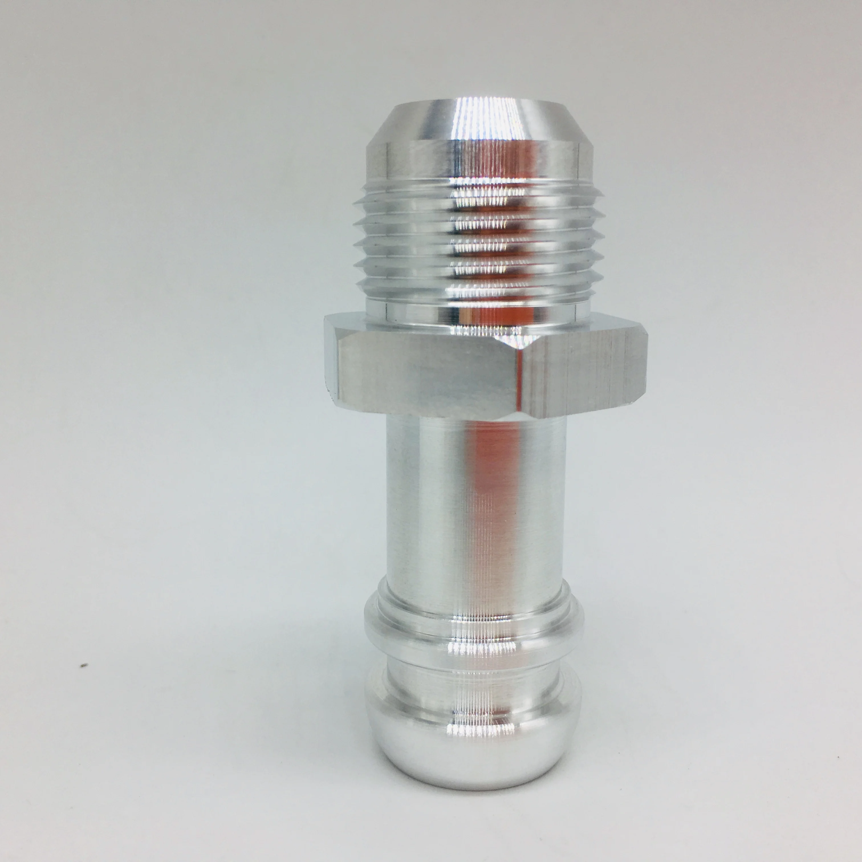 Высококачественные токарные детали CNC, алюминиевые детали соединителя резьбы для водопроводной трубы