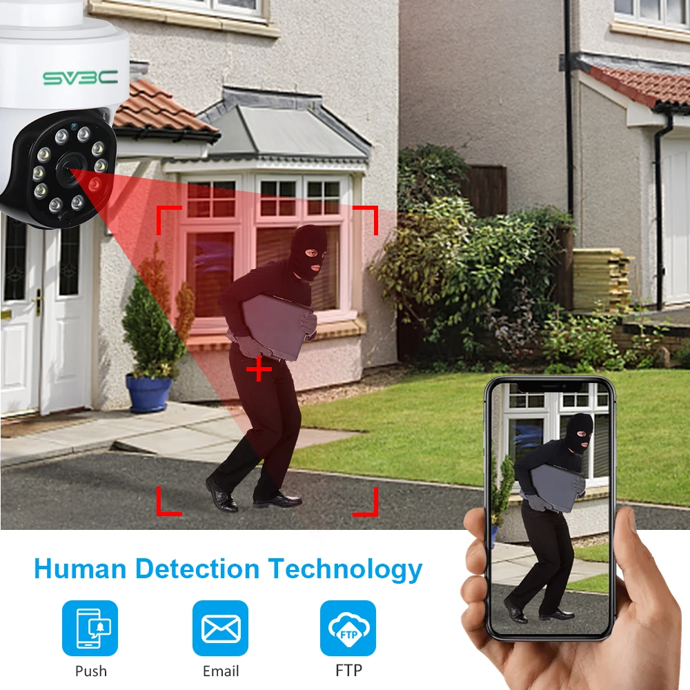 Whole Sale Cheap Full HD 1080P Wireless PTZ IP Camera Full Colour Night Vision Security Camera wifi