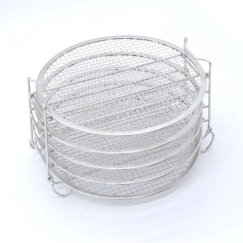 
Dehydrator Rack 5-tier Stackable Stainless Steel Food Drying Stand For Air Fryer Pressure Cooker Kichen Accessories 