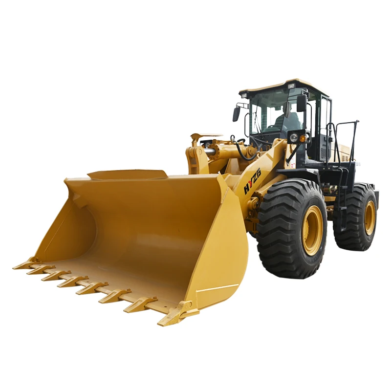 HUAYA 5 ton 4WD Heavy Construction Equipment Wheel front Loader 950 for sale
