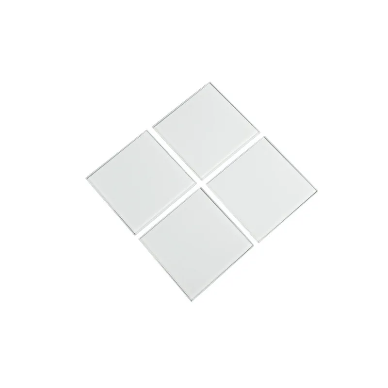 BL-17A Sublimation Glass Photo Frame 10*10cm  Personalized Blank Glass Cup Coaster