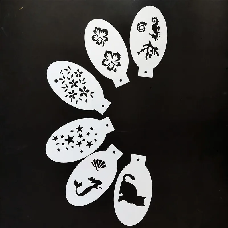 Plastic Drawing Templates Hollow Drawing Template For Halloween Makeup