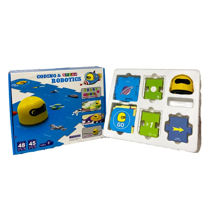 New Magcoding Hello Coding Robot For Kids Coding Education Compatible With Building Blocks