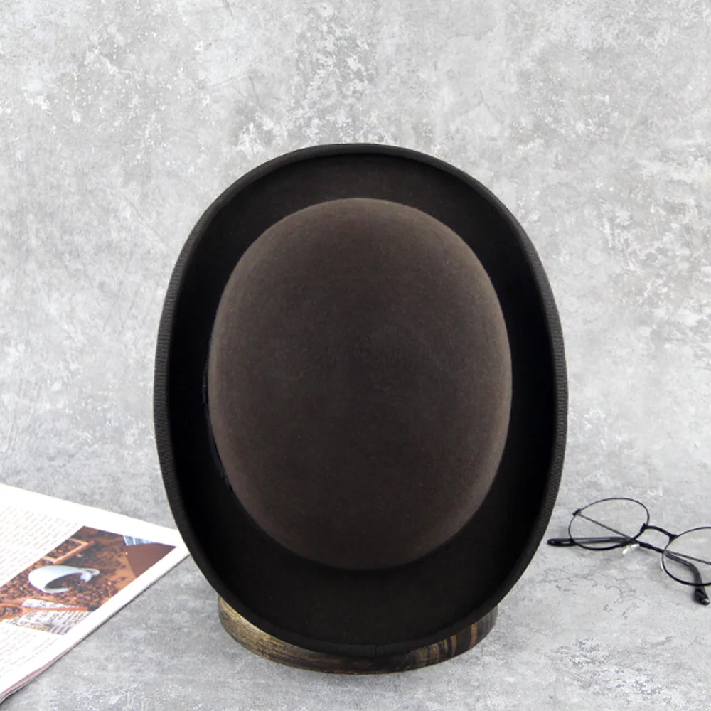 LiHua Wholesale Price Round Top Bowler hats Men Custom Bowler Hats Hard Hat