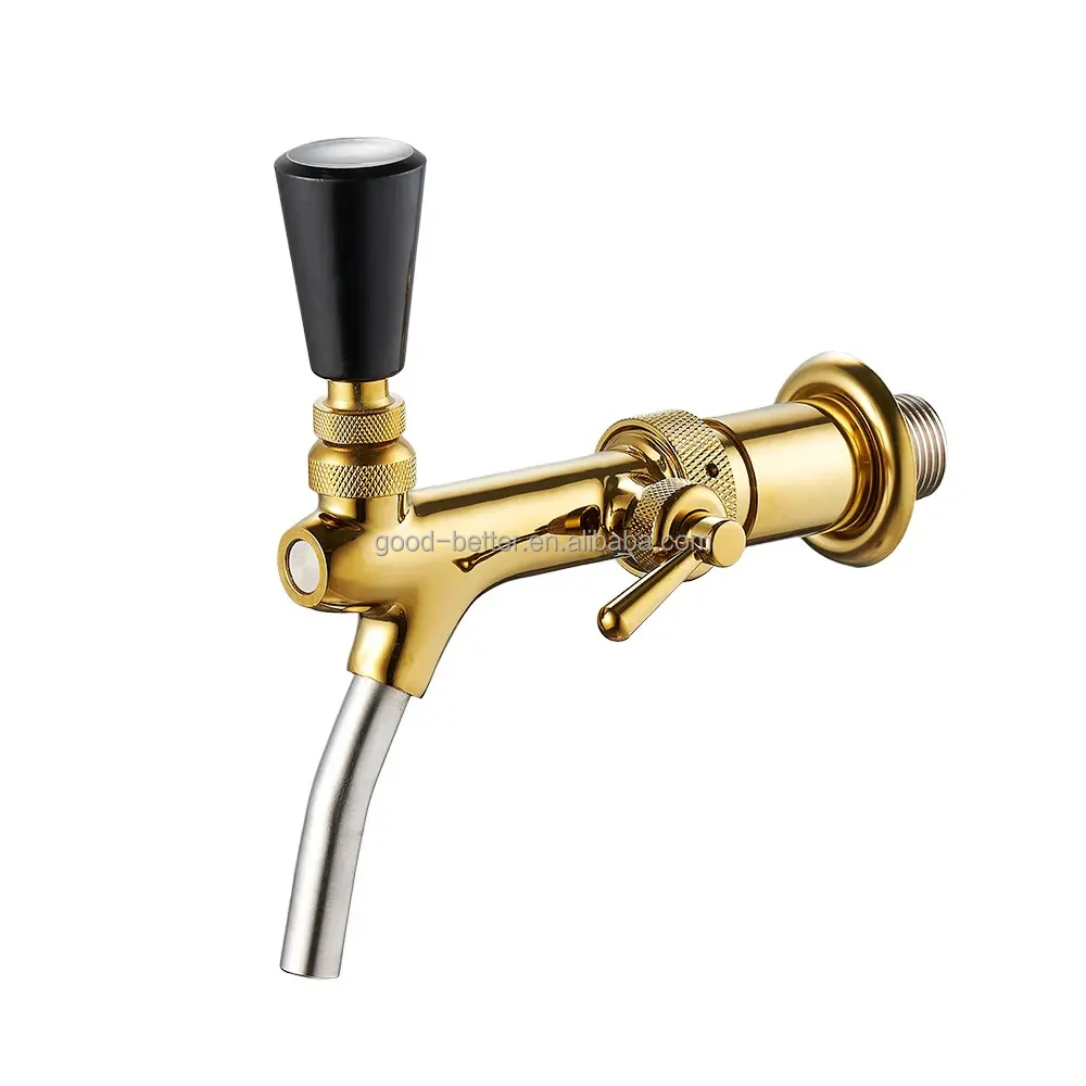 GB Hot selling Germany style  chrome/PVD plated popular tunable beer faucet